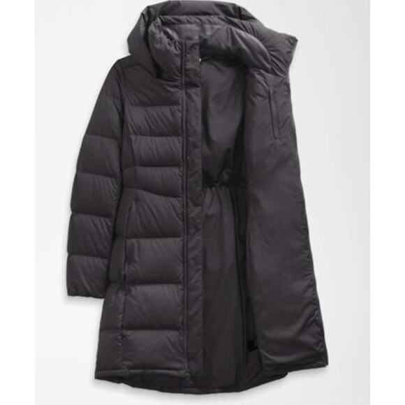 The North Face Metropolis down parka coat in black - Picture 9 of 9